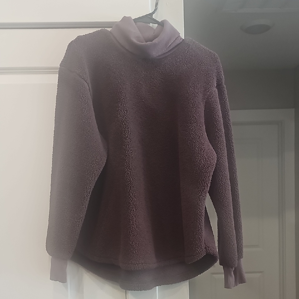 Jockey Purple Cowl Neck Sweater